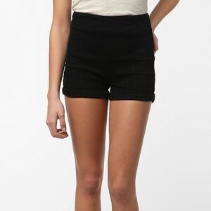 Urban outfitters high waisted black shorts